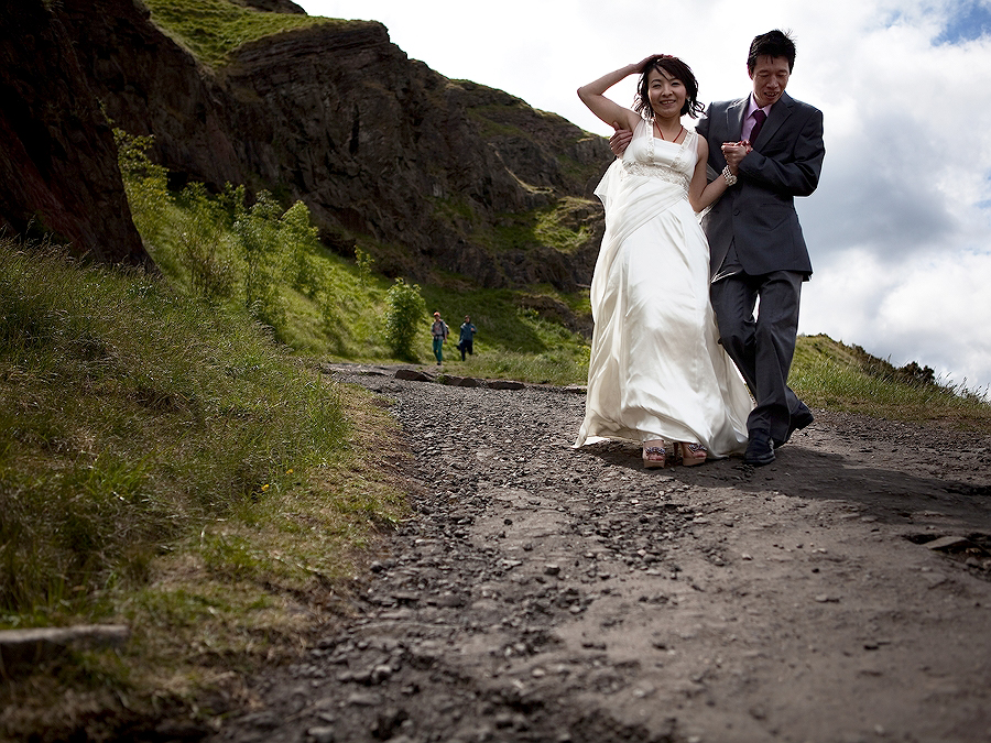 Salisbury Crags Edinburgh Wedding