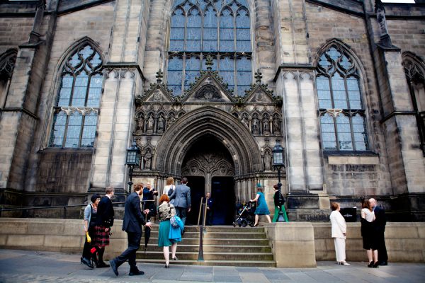 Wedding at St Giles' Cathedral in Edinburgh