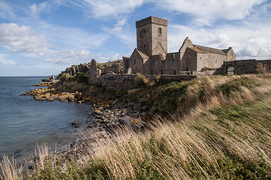 view at the Inchcolm Abbey
