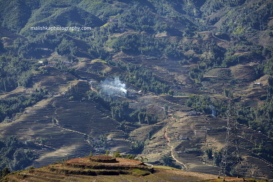 View at the rice fields in Sapa, Vietnam