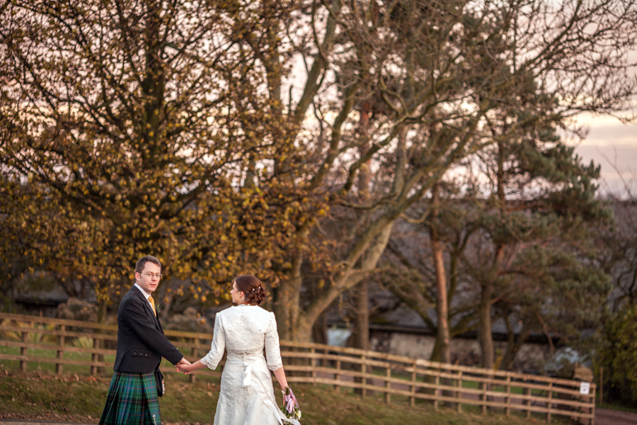 Wedding at Overhailes Farm, the heart of East Lothian
