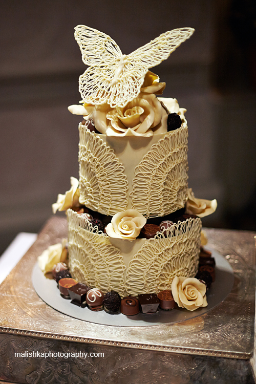 Wedding cake by Chocolate Tree in Edinburgh