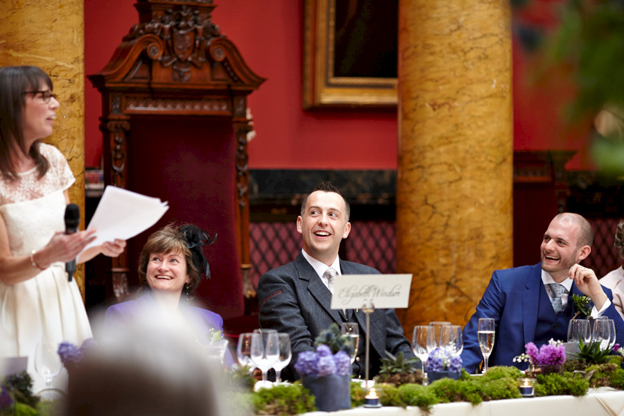 Speeches at civil partnership at Royal College of Physicians in Edinburgh