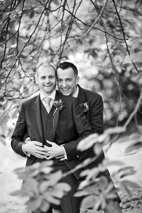 Same-sex couple wedding portraits in Edinburgh