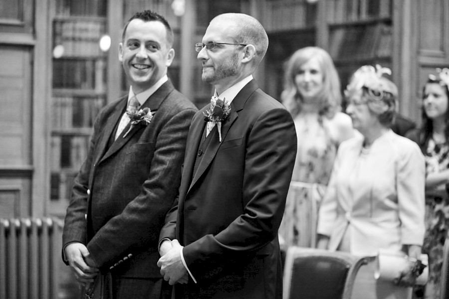 Civil partnership ceremony photos at Royal College of Physicians in Edinburgh