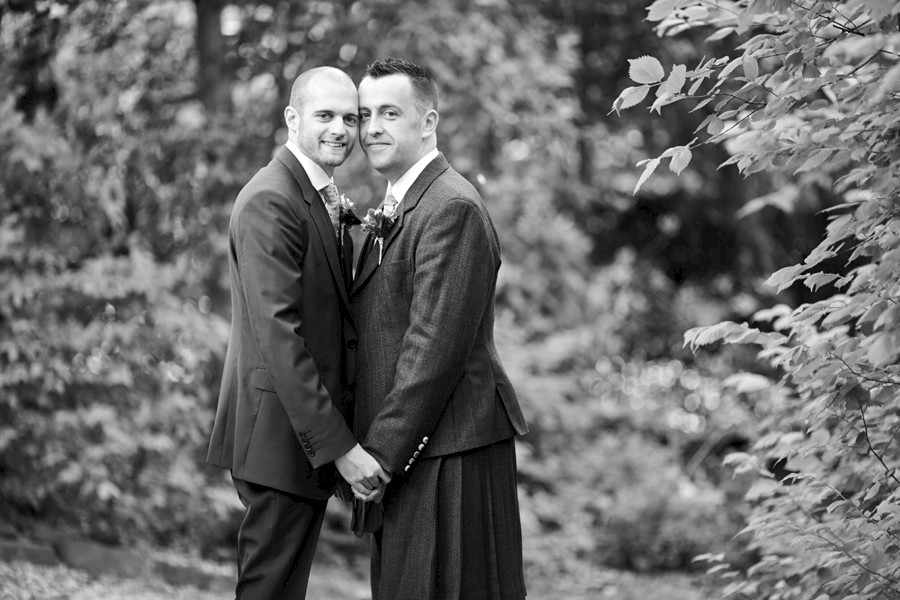 Civil partnership photos in Edinburgh