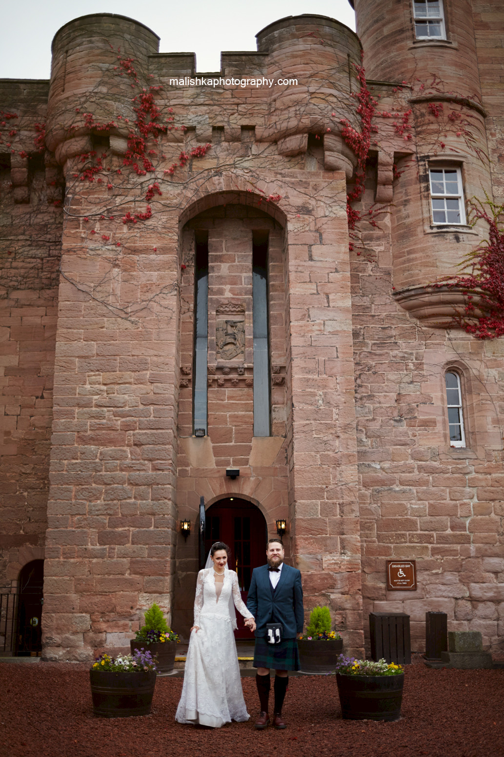 Entrance to the  Dalhousie Castle