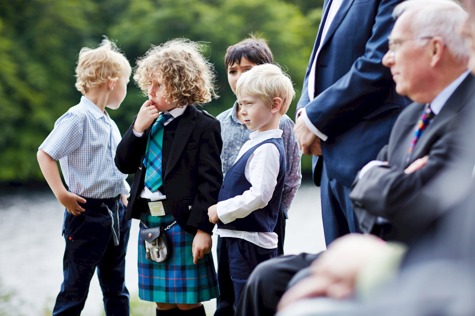 Kids at weddings in Scotland