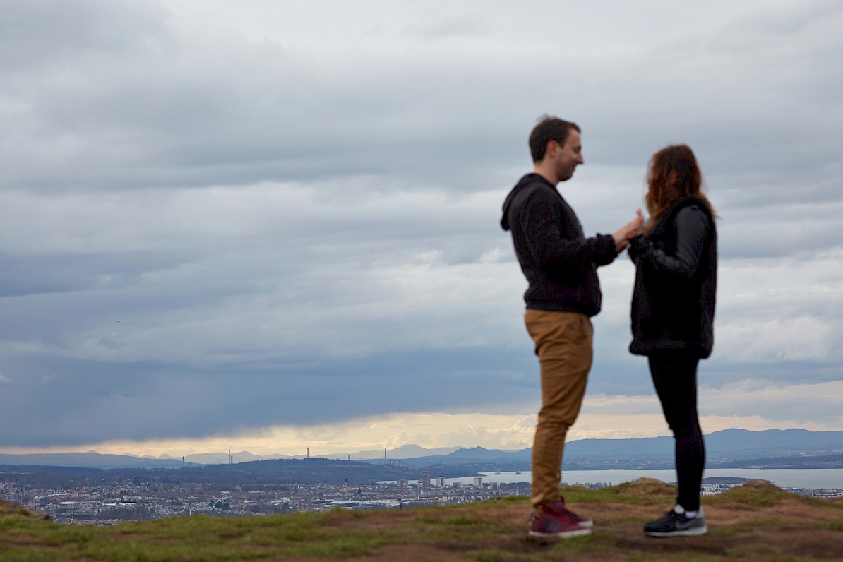 Fun portrait session in Edinburgh