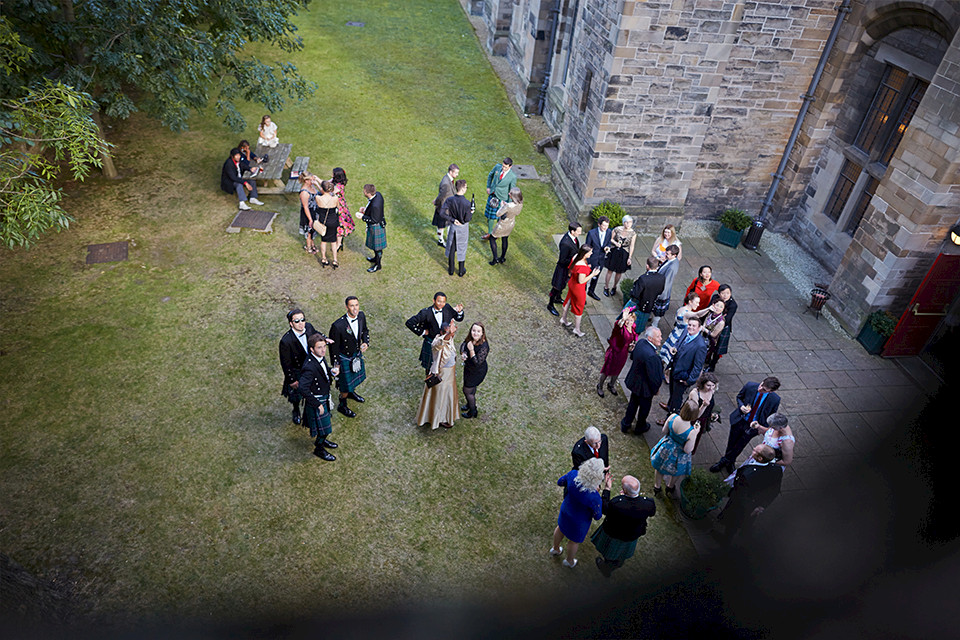 Wedding reception at Mansfield Traquair Edinburgh