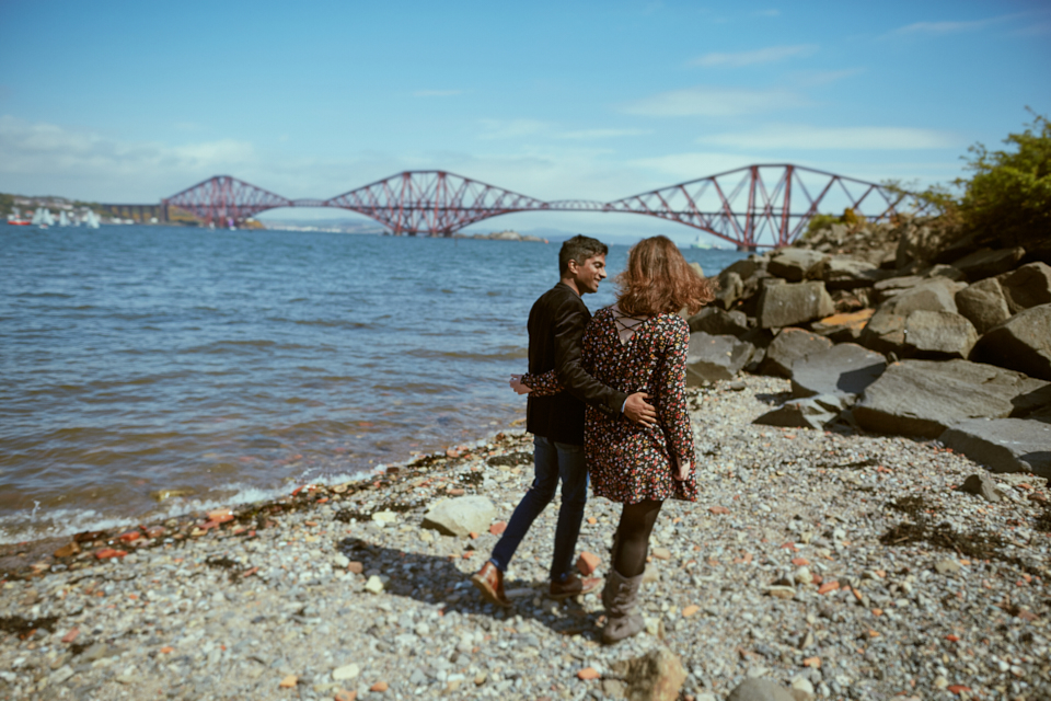 Scotland creative couple photo session