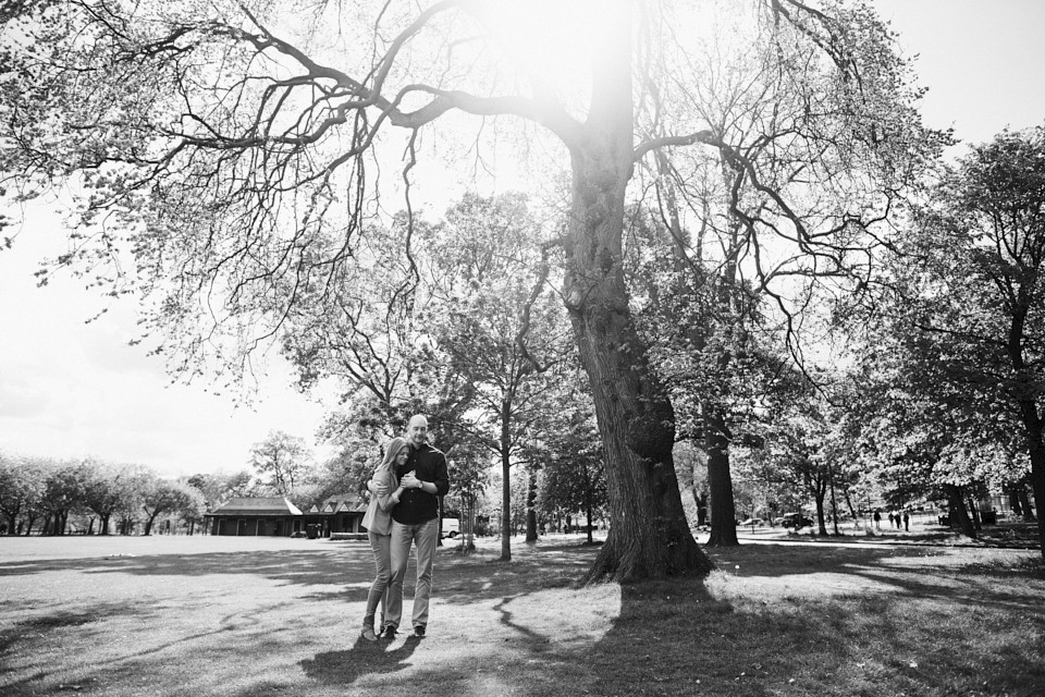 Amazing trees for the couple shoot in Edinburgh