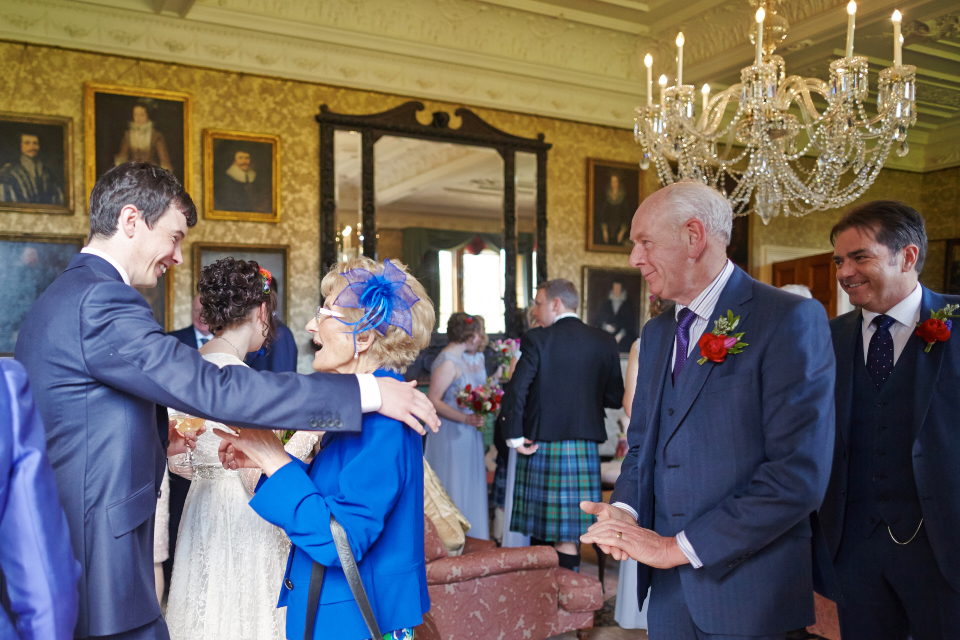 Cambo Estate wedding reception