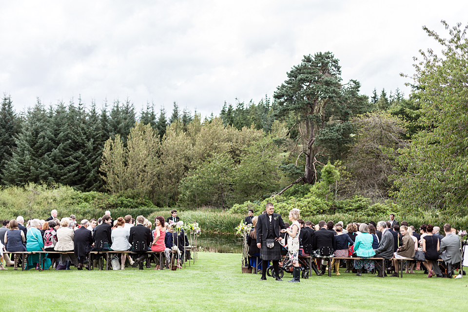 outdoor barn Wedding in Scotland