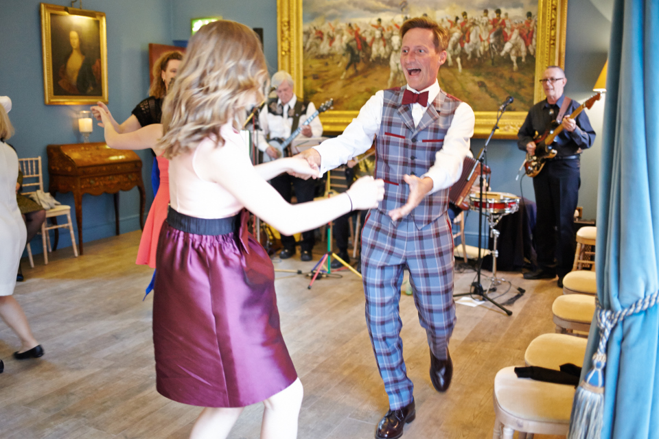 Dancing at wedding Kinross House